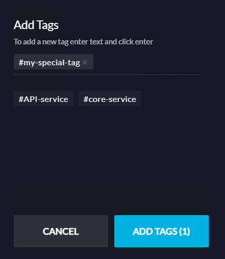 Add New Tag